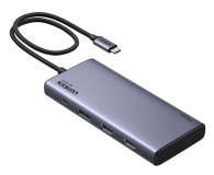 UGREEN Hub USB-C CM639 2x HDMI DP 2x USB 2x USB-C 10Gbps PD 4K 60Hz - 1488924 - zdjęcie 1